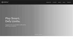 Desktop Screenshot of catapultsports.com